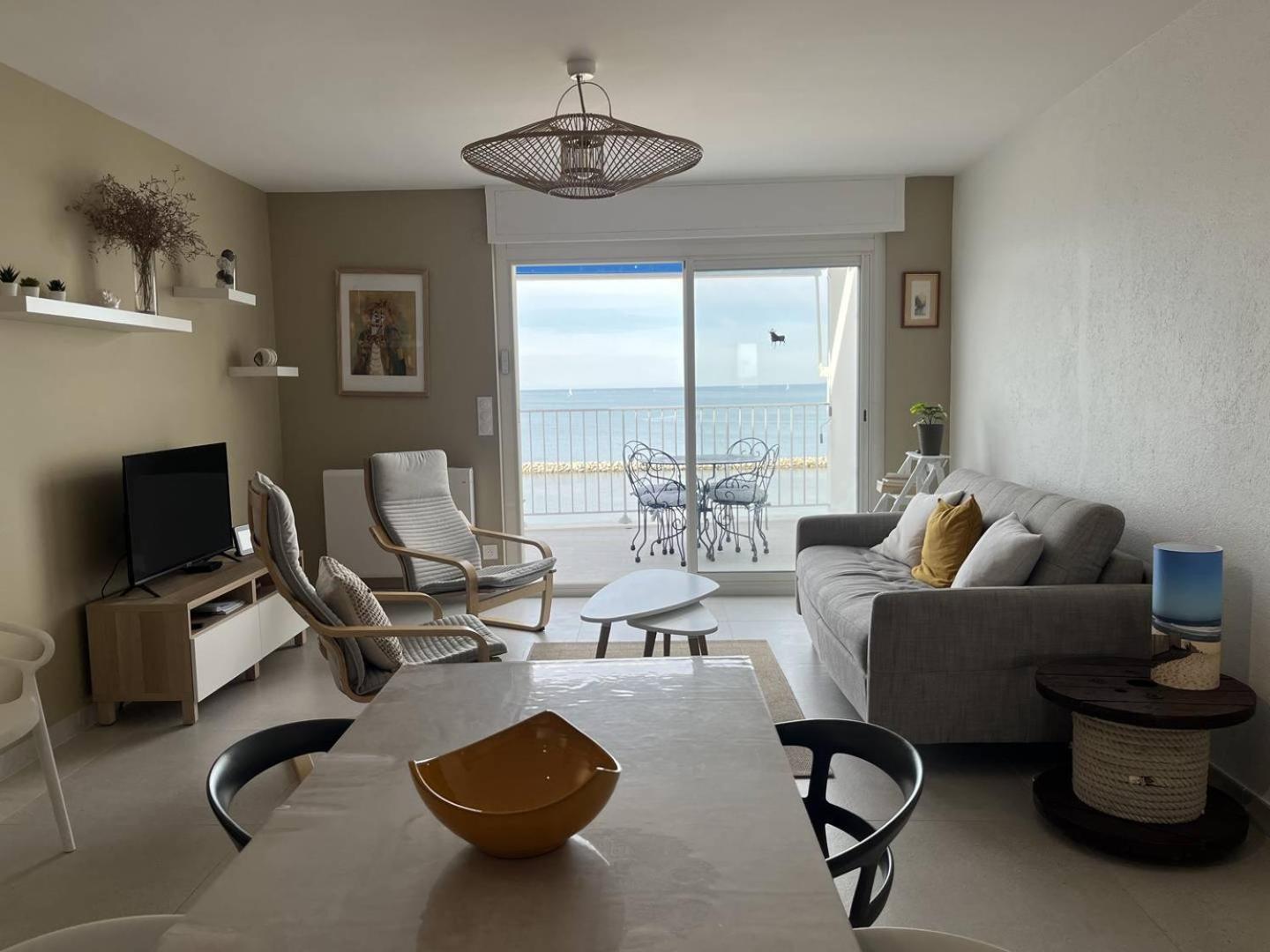 As21932 - Appartement P3 Magnifique Vue Mer En Dernier Etage Sur Le Front De Mer Le Grau-du-Roi Exterior foto